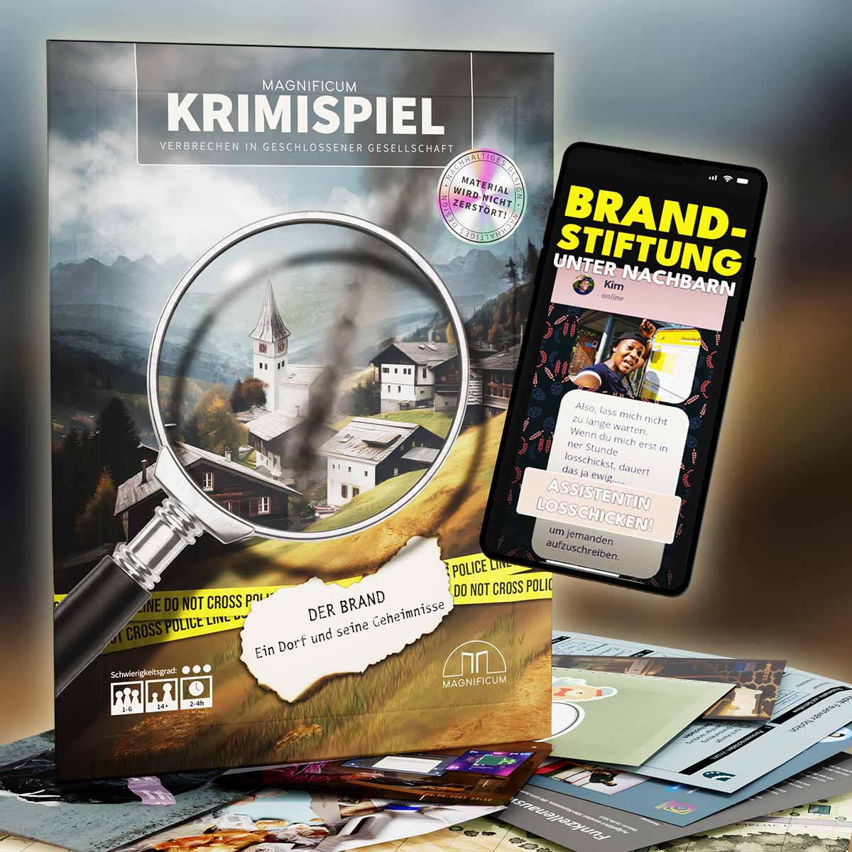 Brandstiftung im Dorf aufklären: DER BRAND | Gerüchte, Zwietracht & ein anonymer Stalker - Image 1