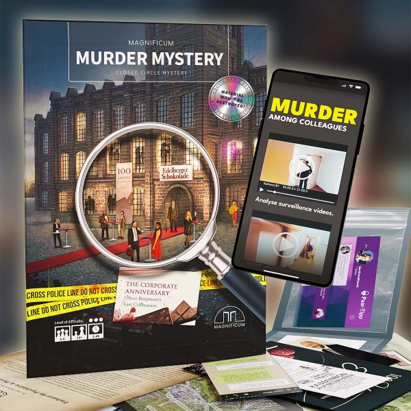 Solve a murder: THE CORPORATE ANNIVERSARY  | Power Games, Intrigue & a Murder Among Colleagues