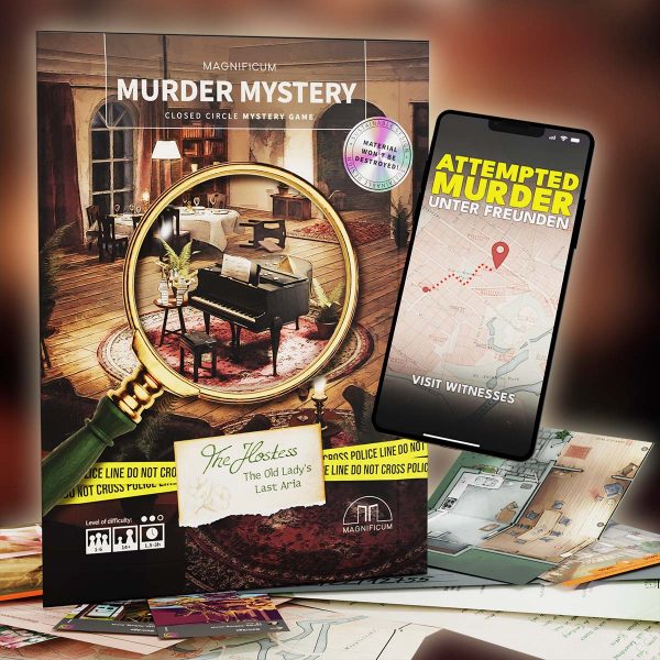 muder mystery game the hostess magnificum