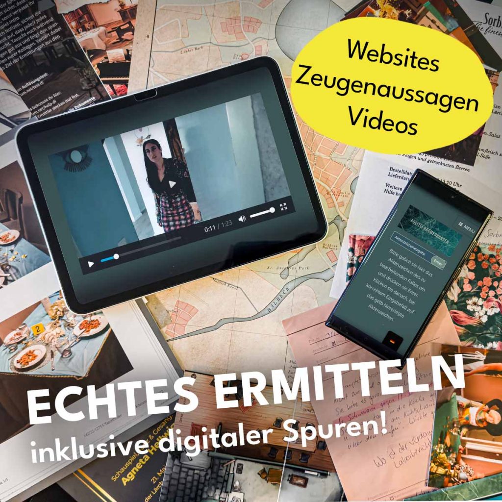 MORDVERSUCH UNTER FREUNDEN : Das Dinner : Vertraute Runde & ein tödlicher Plan : Einsteiger Krimispiel – Detail 3