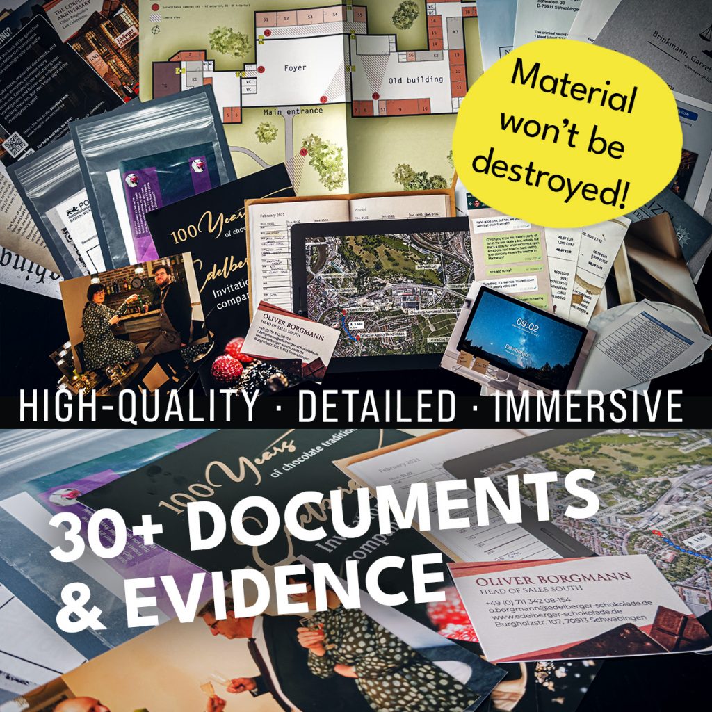 SOLVE A MURDER: The Corporate Anniversary : Power Games, Intrigue & a Murder Among Colleagues – Detail 5
