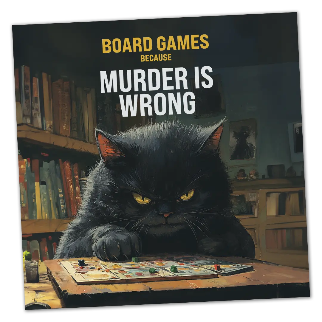 Sticker Bundle "Because murder is wrong" Cat Edition – Bild 3