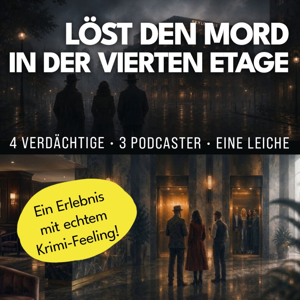 Mord in der vierten Etage – spannendes Krimispiel zum gemeinsamen Ermitteln