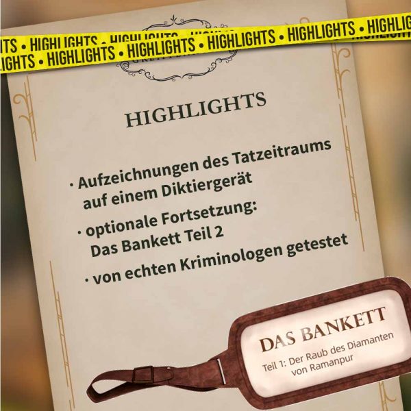 Das Bankett Teil 1 Krimispiel Magnificum Highlights