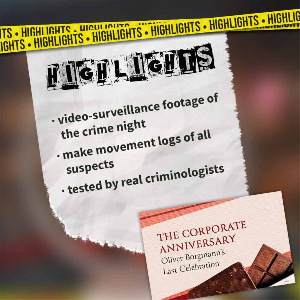 Murder Mystery Game The Corporate Anniversary Highlights Magnificum