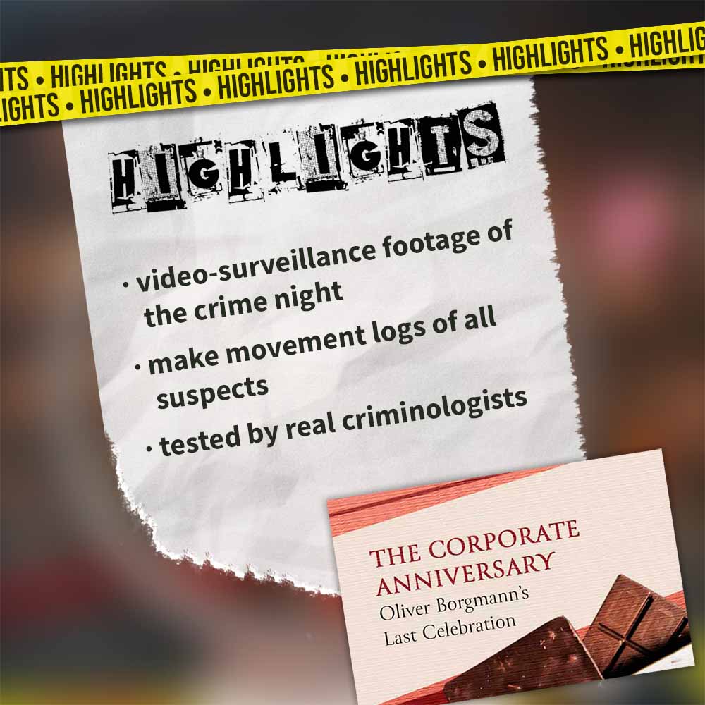 Murder Mystery Game The Corporate Anniversary Highlights Magnificum