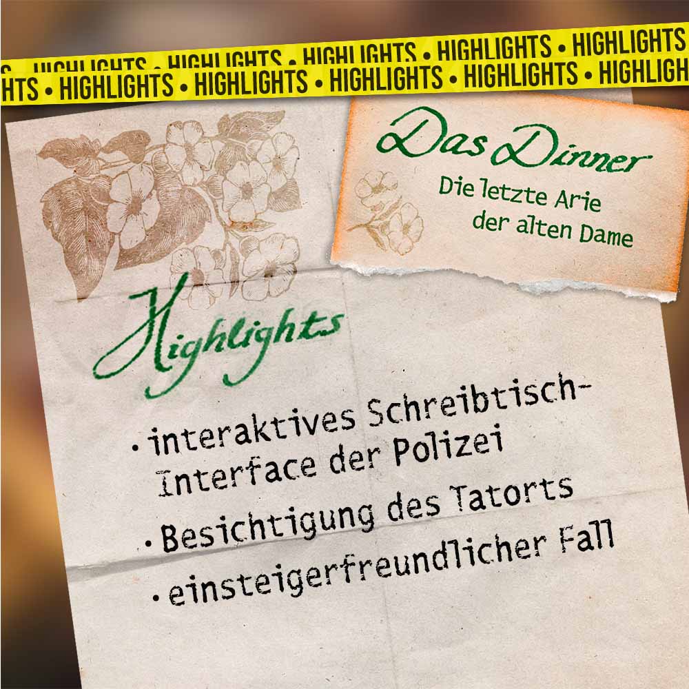 Dinner Krimispiel Magnificum Highlights